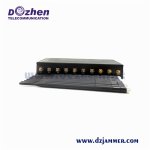 10 bands Built-in Aerial Adjustable All Cell Phone GSM CDMA 3G 4GLTE WIFI GPS VHF UHF and Lojack Customized Jammer