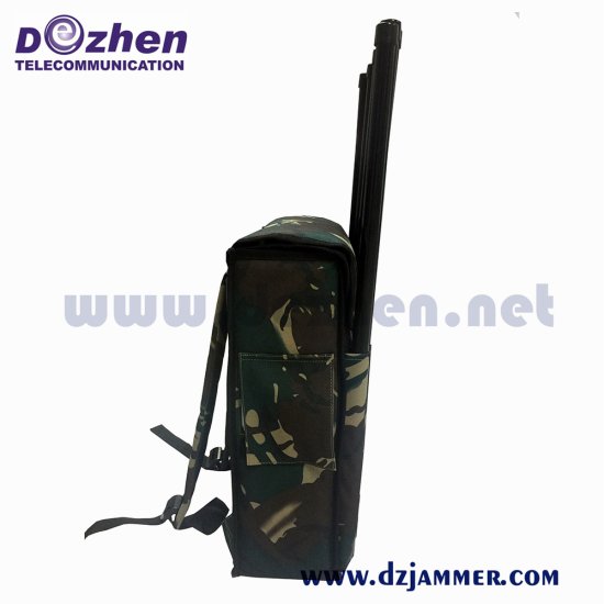 Portable Powerful Backpack Jammer 25W 4 Bands 3G DCS GSM LTE Signal Jammer - Click Image to Close