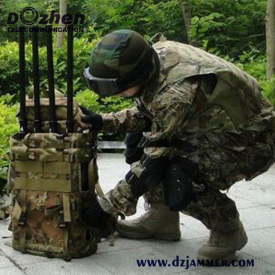 Military VIP Protection Security High 6 bands Power 3G 4G 5G Cell Phone Signal Backpack Jammer - Click Image to Close