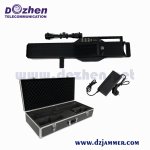 up to 1000 Meters 360 Degree Anti Spy Security Defence Partable Uav Drone Jammer 6 channels