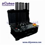 High Power Portable Channels Military WiFi 5G Phone Signal Jammer