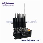 Mobile Phone 700W  Portable Signal Jammer Multi - Band Walky - Talky Output Power Selectable 14 Bands