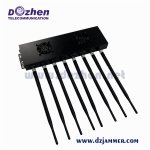 8 Bands High Power Antenna Phone Jammer & GPS Jammer