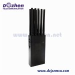 10 Antenna 10W WIFI 3G 4G 5G GPS Cell Phone Handheld Signal Jammer