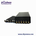 6 Bands Black Portable High Power 6 Watt 3G 4GLte Mobile Phone Jammer