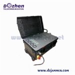 High Power RF Prison Portable Signal Jammer 2100-2170 MHZ 30-200 MHZ