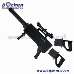 Drone System 1.5km Portable Uav Signal Gun Jammer 2.4G 5.8g GPS WiFi Jammer