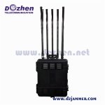 Mobile Phone 7 Band Portable Signal Jammer 350 Watt Bomb Device