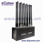 12 Omni Antennas Adjustable All GSM CDMA 3G 4G 5g Mobile Phone UHF VHF WiFi GPS Lojack Signal Jammer