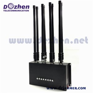 Newest 10 Bands Adjustable Customized GPS VHF UHF WiFi GSM 3G 4G 5g High Power All Cell Phone Signal Jammer