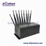 16 Antennas Cell phone Jammer GSM 3G 4GLTE 5G WiFi UHF VHF GPS Lojack signal Blocker