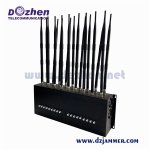 Cell phone Jammer GSM 2G 3G 4G 5G WiFi signal Jammer 16 Antennas