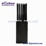 12 Channels Worldwide Cell Phone Signal Jammer Blocking CDMA GSM DCS PCS 3G 4G WiFi GPS 12 Watt Handheld Jammer