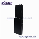 Handheld 12 Channels 2g 3G 4G Cell Phone Signal Jammer /WiFi Jammer/GPS Jammer/315/433MHz Jammer with Lightweight 12 Watt