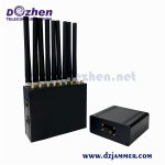 Handheld 18 Bands Omni-Antenna Adjustable All Cell Phone GSM CDMA 3G 4G 5g WiFi GPS VHF UHF Lojack Wireless Signal Jammer