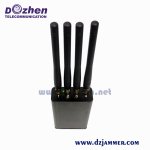 4 Bands Portable 4 Watt GPS Mobile Phone Signal Jammer CDMA GSM DCS PCS 3G With