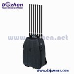 AC 100-240V Uav 5 Bands 102W Backpack Signal Jammer