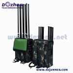 200M High Power VIP Protection Security 8 Bands GPS WIFI Cell Phone Signal Backpack Jammer 720 Watt