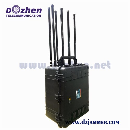 High Power Prison Cell Phone Signal Blocker, WiFi2.4G 5.8g Drone Signal Jammer