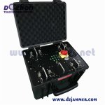 800w 8 Bands Vehicle Jammer Customized Frequency Designed For Cell Phones