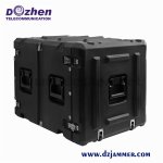 20 - 3600MHz Portable Military Vehicle Bomb Jammer 11 Bands DDS High Power Cell Phone SIgnal Jammer 600 Watt