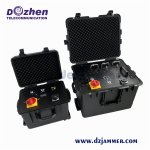 Military Units 100 Meters 240W Portable 8 Bands Signal Jammer